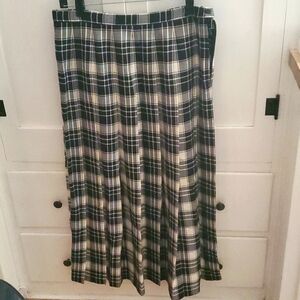 Vintage Pendleton Wool Plaid Skirt